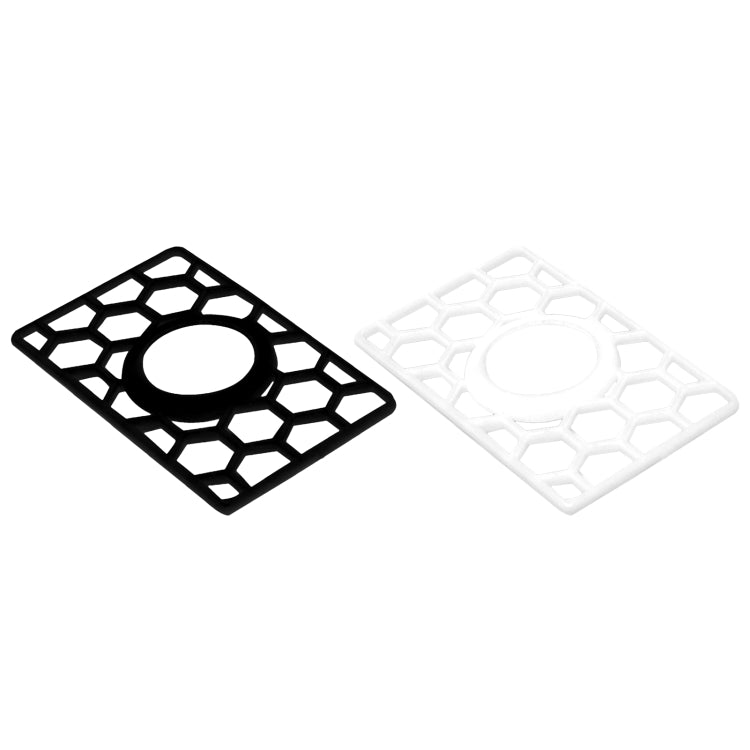 Per la copertura protettiva a nido d'ape a forma di scheda del localizzatore di posizione Airtag, Honeycomb White, Honeycomb Black