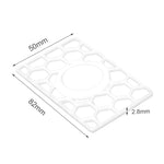 Per la copertura protettiva a nido d'ape a forma di scheda del localizzatore di posizione Airtag, Honeycomb White, Honeycomb Black
