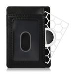 Per la copertura protettiva a nido d'ape a forma di scheda del localizzatore di posizione Airtag, Honeycomb White, Honeycomb Black