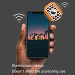 Per la copertura protettiva a nido d'ape a forma di scheda del localizzatore di posizione Airtag, Honeycomb White, Honeycomb Black