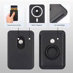 Per Airtag Positioner Fiber Card Clip Antifurto Card Tracker Coperchio di protezione, Magnetic, Paste