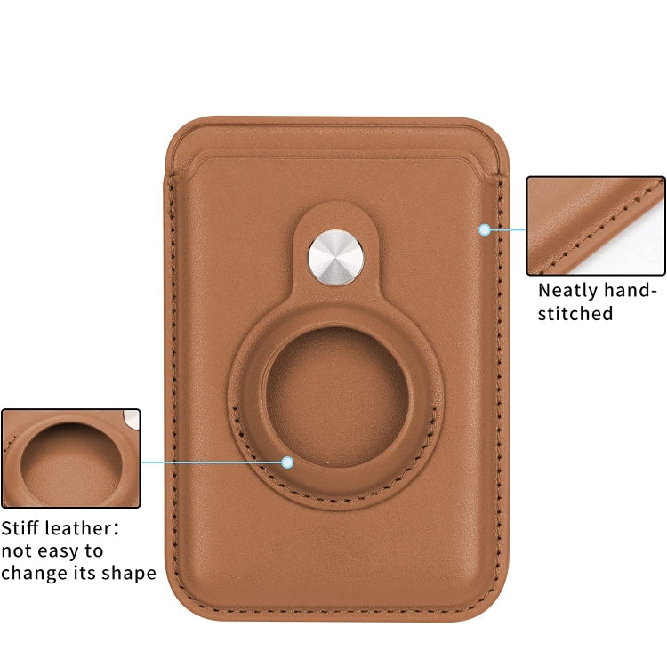Per Airtag Positioner Fiber Card Clip Antifurto Card Tracker Coperchio di protezione, Magnetic, Paste