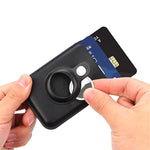 Per Airtag Positioner Fiber Card Clip Antifurto Card Tracker Coperchio di protezione, Magnetic, Paste