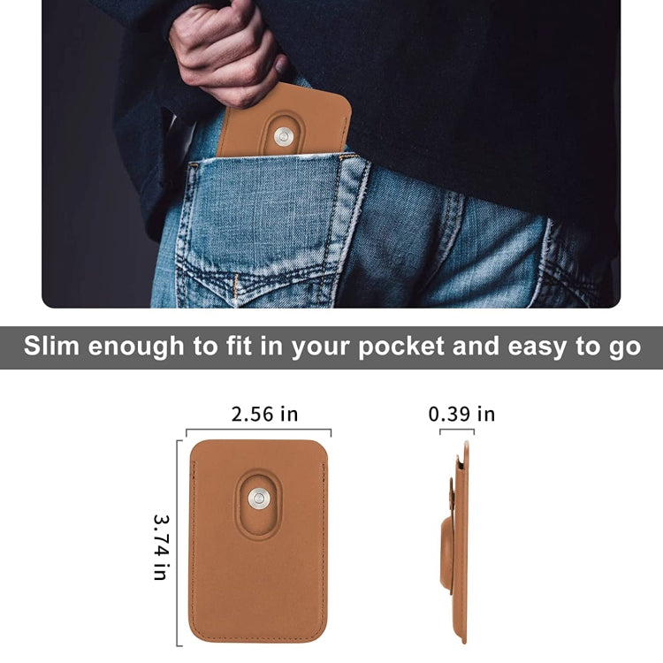 Per Airtag Positioner Fiber Card Clip Antifurto Card Tracker Coperchio di protezione, Magnetic, Paste