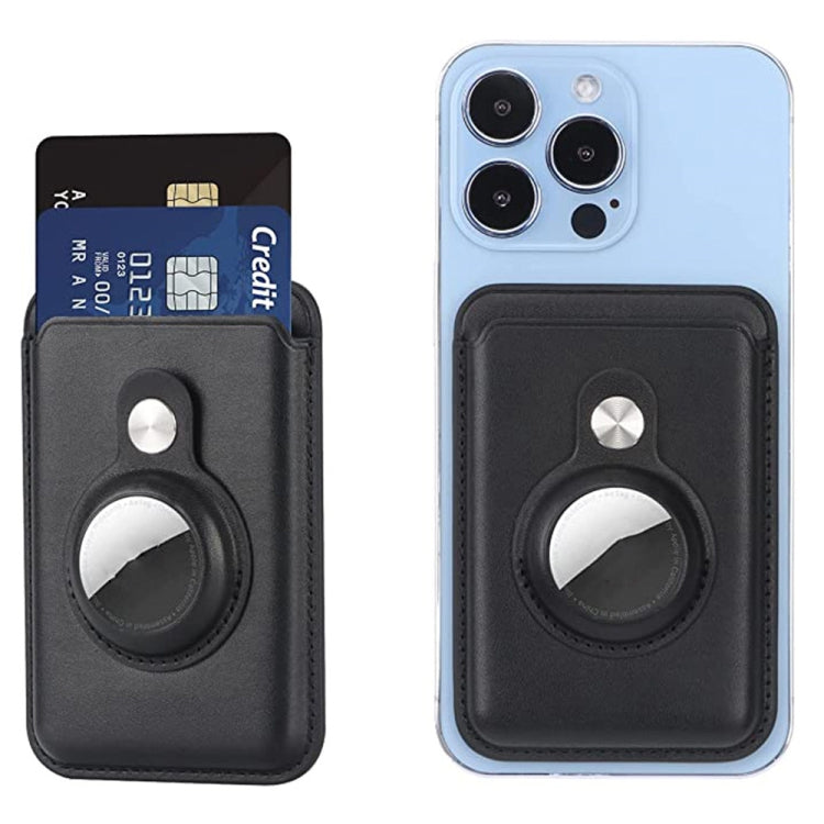 Per Airtag Positioner Fiber Card Clip Antifurto Card Tracker Coperchio di protezione, Magnetic, Paste