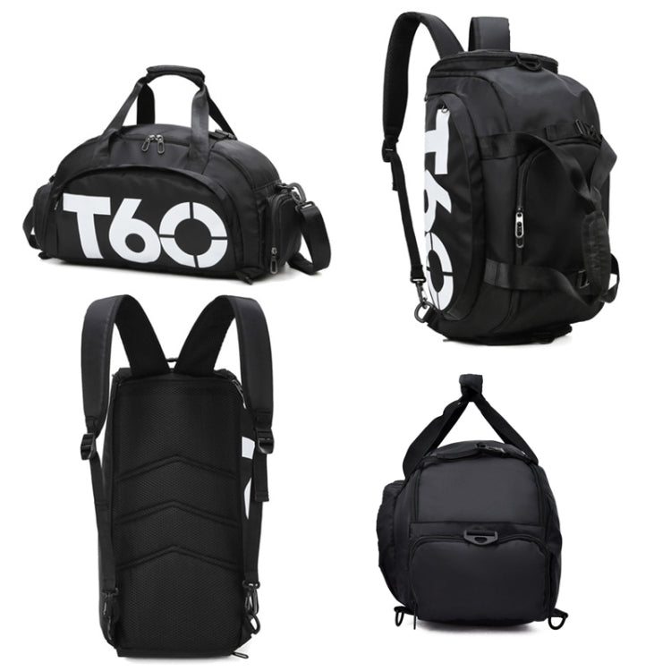 Wet and Dry Separation Fitness Backpack Nuoto Taekwondo Borsa da viaggio impermeabile, Red, Black Bottom White Word, Black Bottom Yellow Word, Simple Black Bottom Blue Word, Blue