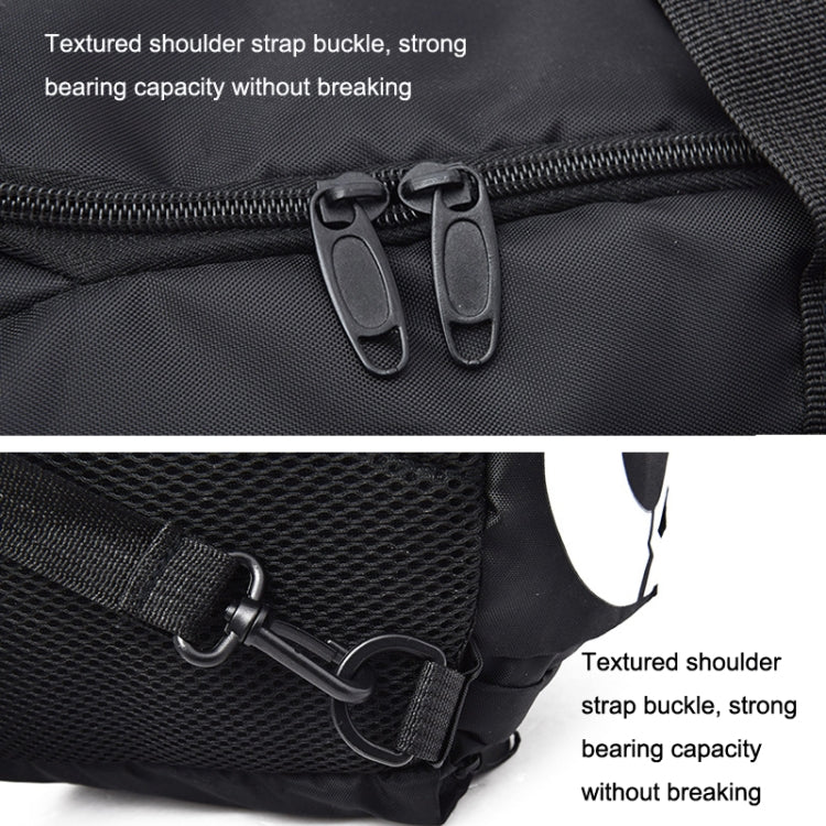 Wet and Dry Separation Fitness Backpack Nuoto Taekwondo Borsa da viaggio impermeabile, Red, Black Bottom White Word, Black Bottom Yellow Word, Simple Black Bottom Blue Word, Blue