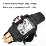 Wet and Dry Separation Fitness Backpack Nuoto Taekwondo Borsa da viaggio impermeabile, Red, Black Bottom White Word, Black Bottom Yellow Word, Simple Black Bottom Blue Word, Blue