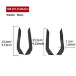 Per Volkswagen Sagitar 2019-2023 4 pezzi/set adesivi decorativi per bracciolo porta guida a sinistra