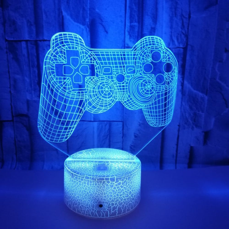 3D Game Handle Luci a LED colorate tridimensionali, Touch Black Base, Touch Crack Base, Touch Black Base+Remote Control, Touch Crack Base+Remote Control