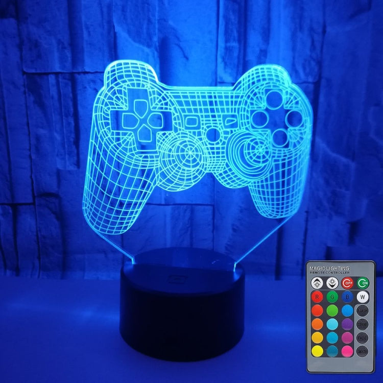 3D Game Handle Luci a LED colorate tridimensionali, Touch Black Base, Touch Crack Base, Touch Black Base+Remote Control, Touch Crack Base+Remote Control