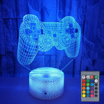 3D Game Handle Luci a LED colorate tridimensionali, Touch Black Base, Touch Crack Base, Touch Black Base+Remote Control, Touch Crack Base+Remote Control