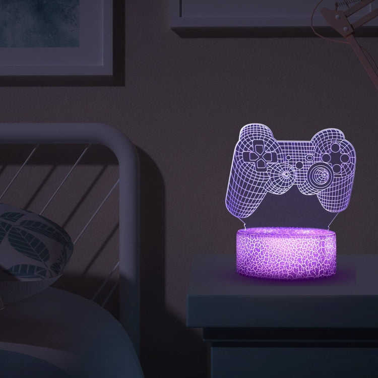 3D Game Handle Luci a LED colorate tridimensionali, Touch Black Base, Touch Crack Base, Touch Black Base+Remote Control, Touch Crack Base+Remote Control