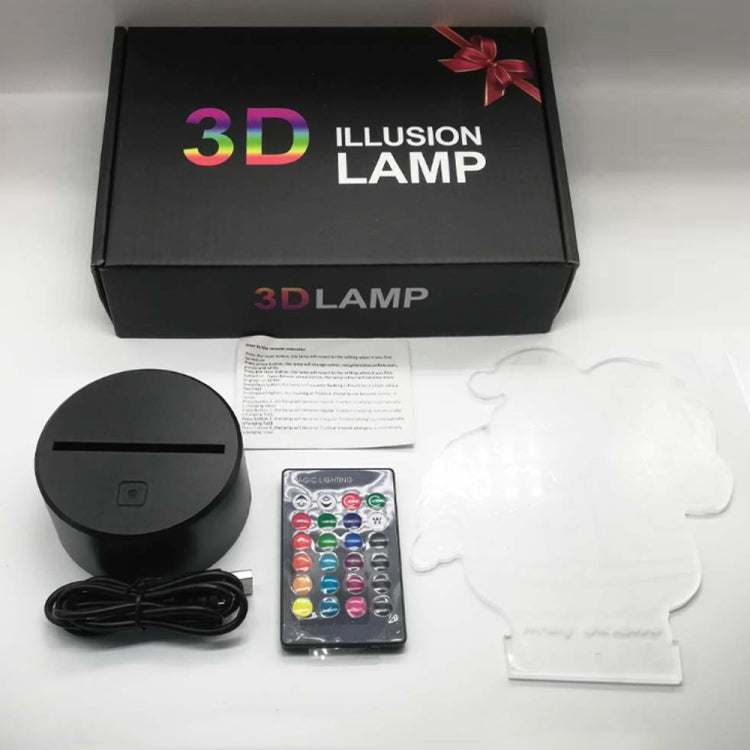 3D Game Handle Luci a LED colorate tridimensionali, Touch Black Base, Touch Crack Base, Touch Black Base+Remote Control, Touch Crack Base+Remote Control
