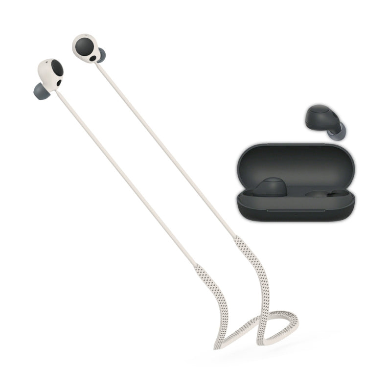 Per Sony WF-C700B/WFC-700N 2pcs Auricolare Bluetooth Corda anti-smarrimento in silicone
