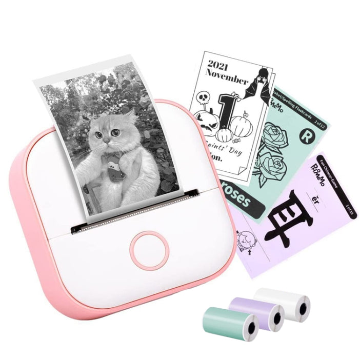Phomemo T02 confezione regalo telefono Bluetooth mini stampante fotografica stampante termica famiglia studente domanda sbagliata stampante, Gift Box