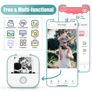Phomemo T02 confezione regalo telefono Bluetooth mini stampante fotografica stampante termica famiglia studente domanda sbagliata stampante, Gift Box