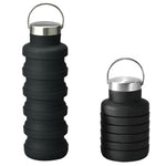 Bollitore per acqua da viaggio pieghevole portatile in silicone per sport all'aria aperta da 500 ml