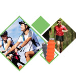 Bollitore per acqua da viaggio pieghevole portatile in silicone per sport all'aria aperta da 500 ml