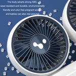 Ventilatore per auto 12v/24v Interfaccia USB Potente ventilatore elettrico a doppia testa