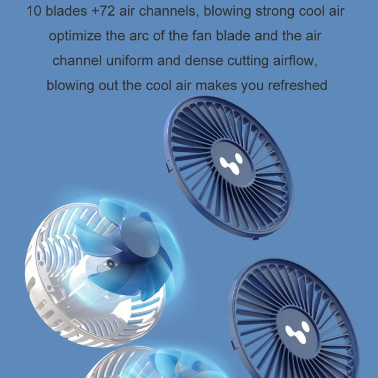 Ventilatore per auto 12v/24v Interfaccia USB Potente ventilatore elettrico a doppia testa