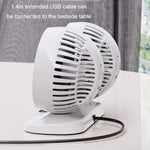 Ventilatore per auto 12v/24v Interfaccia USB Potente ventilatore elettrico a doppia testa
