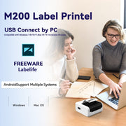 Phomemo M200 QR Code Tag Stampante termica per etichette Bluetooth portatile portatile, M200