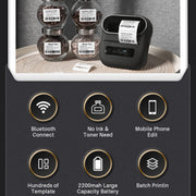 Phomemo M220 Gioielli Etichette per abbigliamento Stampante per etichette a strisce termiche Bluetooth, M220