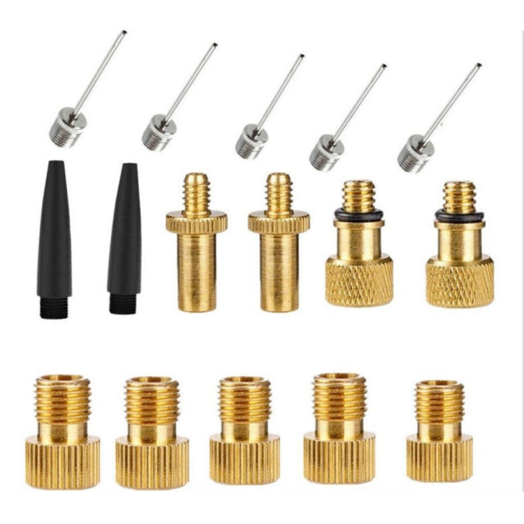 SV/AV/DV Set di adattatori per valvole per biciclette Accessori per pompe a sfera per bici, 15 in 1, 24 in 1 with Leather Ring, 25 in 1, 24 in 1, 32 in 1, 16 in 1, 10 in 1, 3sets 3 in 1, 12 in 1, 3sets 5 in 1, 3sets 4 in 1, 3sets 4 in 1 Gold, 14 in 1  ...