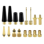 SV/AV/DV Set di adattatori per valvole per biciclette Accessori per pompe a sfera per bici, 15 in 1, 24 in 1 with Leather Ring, 25 in 1, 24 in 1, 32 in 1, 16 in 1, 10 in 1, 3sets 3 in 1, 12 in 1, 3sets 5 in 1, 3sets 4 in 1, 3sets 4 in 1 Gold, 14 in 1  ...