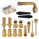 SV/AV/DV Set di adattatori per valvole per biciclette Accessori per pompe a sfera per bici, 15 in 1, 24 in 1 with Leather Ring, 25 in 1, 24 in 1, 32 in 1, 16 in 1, 10 in 1, 3sets 3 in 1, 12 in 1, 3sets 5 in 1, 3sets 4 in 1, 3sets 4 in 1 Gold, 14 in 1  ...