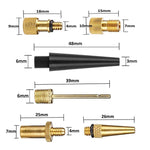 SV/AV/DV Set di adattatori per valvole per biciclette Accessori per pompe a sfera per bici, 15 in 1, 24 in 1 with Leather Ring, 25 in 1, 24 in 1, 32 in 1, 16 in 1, 10 in 1, 3sets 3 in 1, 12 in 1, 3sets 5 in 1, 3sets 4 in 1, 3sets 4 in 1 Gold, 14 in 1  ...