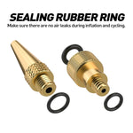 SV/AV/DV Set di adattatori per valvole per biciclette Accessori per pompe a sfera per bici, 15 in 1, 24 in 1 with Leather Ring, 25 in 1, 24 in 1, 32 in 1, 16 in 1, 10 in 1, 3sets 3 in 1, 12 in 1, 3sets 5 in 1, 3sets 4 in 1, 3sets 4 in 1 Gold, 14 in 1  ...