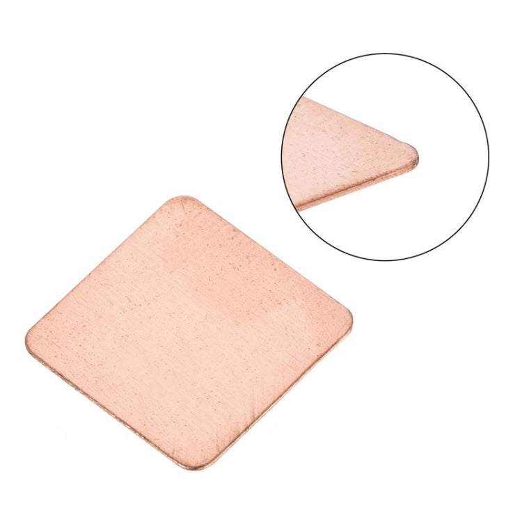 20pcs Laptop Raffreddamento Rame Dissipatore di calore Schede conduttive termiche Telefono cellulare Computer Scheda grafica Dissipatori di calore, 15x15x0.1mm, 15x15x0.3mm, 15x15x0.4mm, 15x15x0.5mm, 15x15x0.6mm, 15x15x0.8mm, 15x15x1.0mm, 15x15x1.2mm