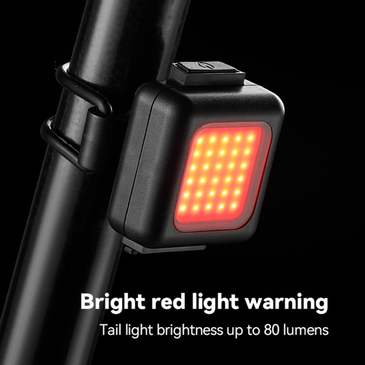 COB Lamp Beads Mini Mountain Bike Light USB Ricaricabile Ciclismo Impermeabile MTB Road Bike Lamp, White Headlight, Red Taillight, White Headlight+Red Taillight