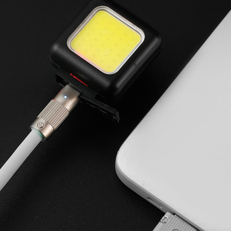 COB Lamp Beads Mini Mountain Bike Light USB Ricaricabile Ciclismo Impermeabile MTB Road Bike Lamp, White Headlight, Red Taillight, White Headlight+Red Taillight