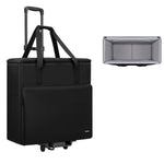 Baona Desktop Computer Host Monitor Keyboard Storage Bag, Single-layer + Trolley, Single-layer + Trolley With Swivel Wheels, Medium + Trolley, Medium + Trolley With Swivel Wheels, Large + Trolley With Swivel Wheels, Large + Trolley