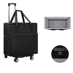 Baona Desktop Computer Host Monitor Keyboard Storage Bag, Single-layer + Trolley, Single-layer + Trolley With Swivel Wheels, Medium + Trolley, Medium + Trolley With Swivel Wheels, Large + Trolley With Swivel Wheels, Large + Trolley