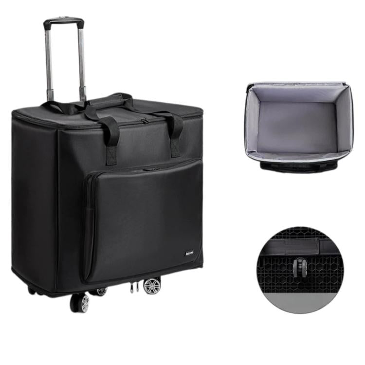 Baona Desktop Computer Host Monitor Keyboard Storage Bag, Single-layer + Trolley, Single-layer + Trolley With Swivel Wheels, Medium + Trolley, Medium + Trolley With Swivel Wheels, Large + Trolley With Swivel Wheels, Large + Trolley