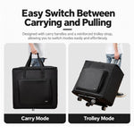 Baona Desktop Computer Host Monitor Keyboard Storage Bag, Single-layer + Trolley, Single-layer + Trolley With Swivel Wheels, Medium + Trolley, Medium + Trolley With Swivel Wheels, Large + Trolley With Swivel Wheels, Large + Trolley