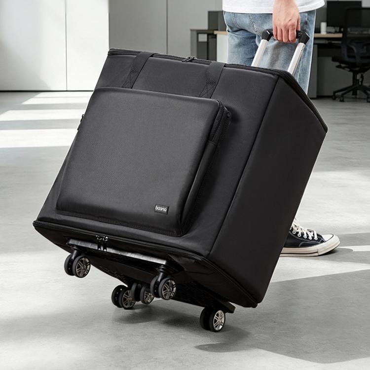 Baona Desktop Computer Host Monitor Keyboard Storage Bag, Single-layer + Trolley, Single-layer + Trolley With Swivel Wheels, Medium + Trolley, Medium + Trolley With Swivel Wheels, Large + Trolley With Swivel Wheels, Large + Trolley
