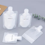 Sacchetti comprimibili per shampoo per lozione per sacchetti vuoti ricaricabili da viaggio da 20 pezzi, 30ml, 50ml, 100ml