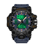 SANDA Green Light Sveglia Orologio multifunzionale impermeabile antiurto trasparente