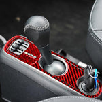 Set 3 adesivi leva cambio fibra carbonio Mercedes Smart Fortwo