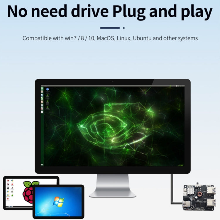 Yahboom USB 3.0 Hub espansione per robot e PC