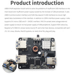 Yahboom USB 3.0 Hub espansione per robot e PC