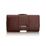 Custodia da cintura in pelle con alette magnetiche Nuoku per smartphone, 15.5 x 7.5 x 2.5cm   5.8 Inch, 17.3 x 8 x 2.5cm  6.7 Inch