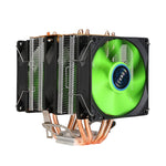Computer desktop EVSKY 500 4 Ventola di raffreddamento CPU silenziata con tubi in rame, Single Fan Without Light, No Light Three Fans, Color Single Fan, Color Three Fans