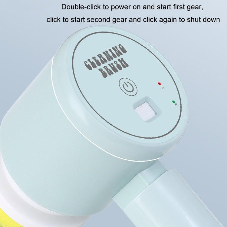 Spazzola per la pulizia elettrica pieghevole wireless portatile multifunzionale