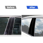Per BMW X5 E70 8 pezzi/set adesivo decorativo universale per montante B guida a sinistra e a destra